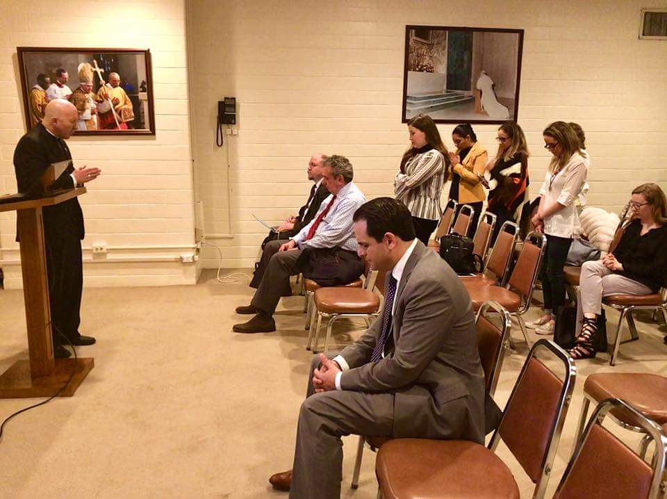 godot1920's tweet photo. Today HLI/CFAM were hosting a seminar on the occasion of the 48th Annual Assembly of the OAS. Those present include: HLI President Fr. Shenan J. Boquet, U.S. OAS Ambassador Carlos Trujillo, Austin Ruse and Stefano Gennarini of C-FAM and affiliates from the Americas. https://t.co/33GLr4AA7w