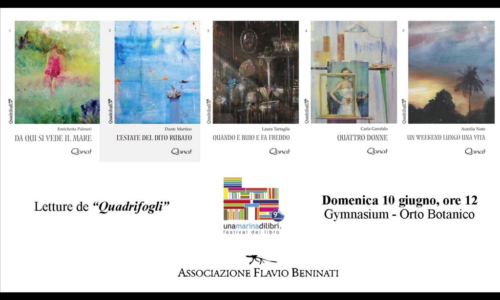 qanat_ed's tweet photo. Cinque nuovi Quadrifogli per #Unamarinadilibri https://t.co/vmLl4GveEy