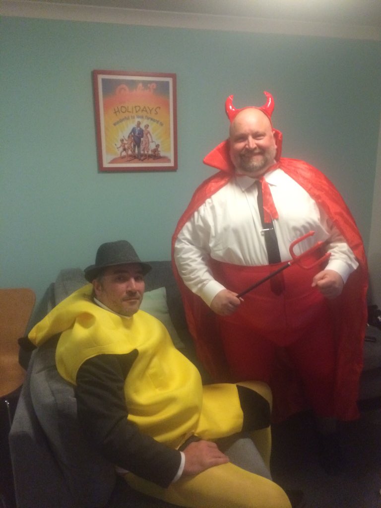 Sauage649's tweet photo. @AdrianEdmondson They’d ran out of pumpkins! https://t.co/bBXIr4BuDG
