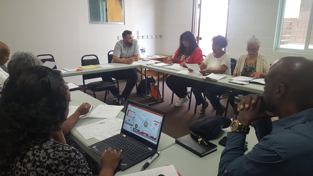 MDISNET's tweet image. SB Pastors United Block Party planning team work on community block party on June 23rd La Placita Park