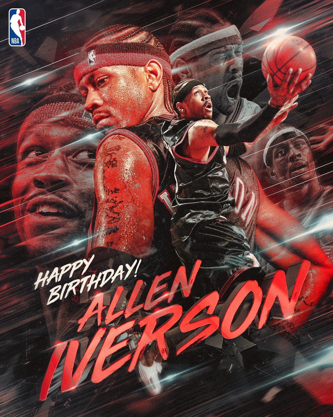 Join us in wishing Allen Iverson a HAPPY BIRTHDAY!! 