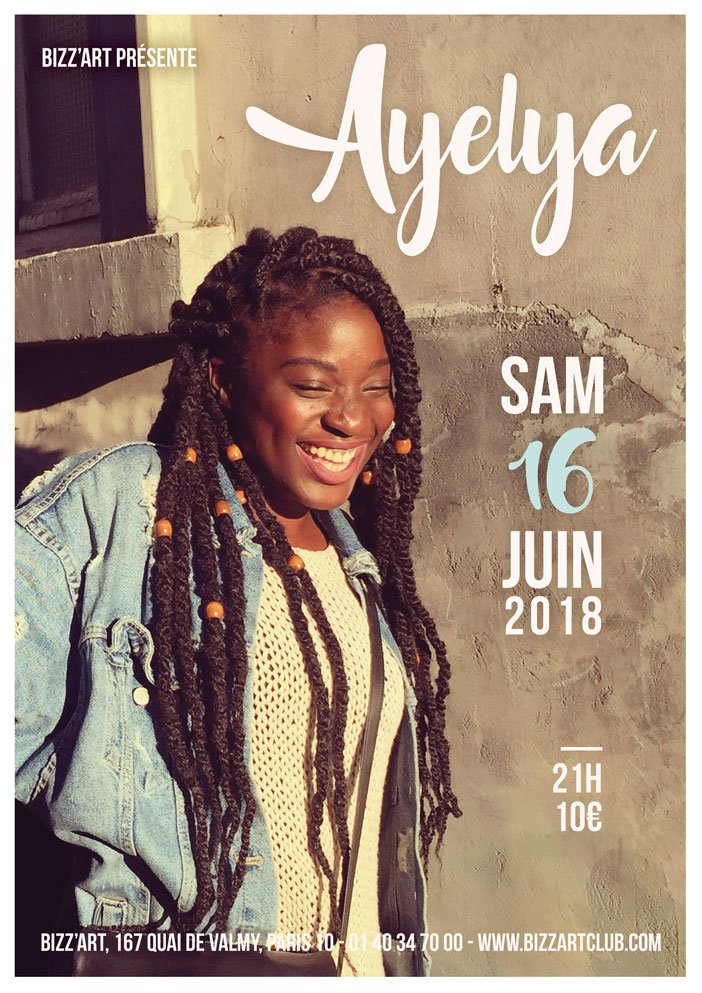 SoundStreetRDLZ's tweet photo. 16-06-2018 at 21:00: AYELYA Live at the BIZZ'ART, PARIS, FRANCE https://t.co/t0Rlt3Im5J