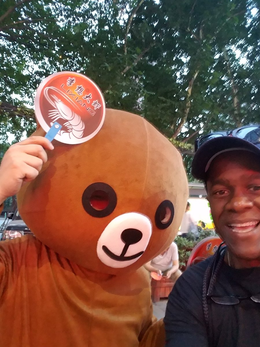 Fan Bear giving out fans on 100 degree day Poor Bear @gilespsmith44 <a href="/KwCordes/">Kevin Cordes</a> <a href="/LeaDissen/">Lea Dissen</a> <a href="/shugga39/">shugga39</a> <a href="/my4x4byfar/">Marcia (Perry) Smith</a> <a href="/Bill_Cordes/">Bill Cordes</a> @Undisputed_G <a href="/McConaughyLinda/">Linda McConaughy</a> <a href="/angeninegoode/">Angenine Goode</a>