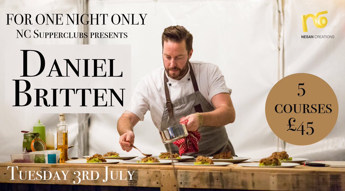 pavlovaandcream's tweet photo. Supperclubs fans! Don’t miss this @ttnesan #NCsupperclubs special with @danielpbritten in Clapham on the 3rd of July! https://t.co/bcY6oENDCu @EatClapham @Bibsarelli @LondonPopups @GBEnglandGB @NurturedInNflk @chefdave_82 @Anjuladevi @LondonPopups @TimeOutLondon @timeandleisure https://t.co/Gi8pdusaBo