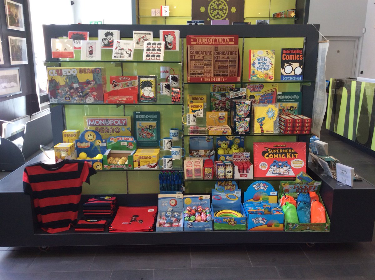 McManusDundee's tweet photo. Visiting Bash Streets Back at #TheMcMenace ? Make sure and stop off at #TheMcManusShop where you will find something for menaces of all ages! 

#McManus #BashStreetKids #Beano #Dundee #Scotland https://t.co/qWQgvmI4ix
