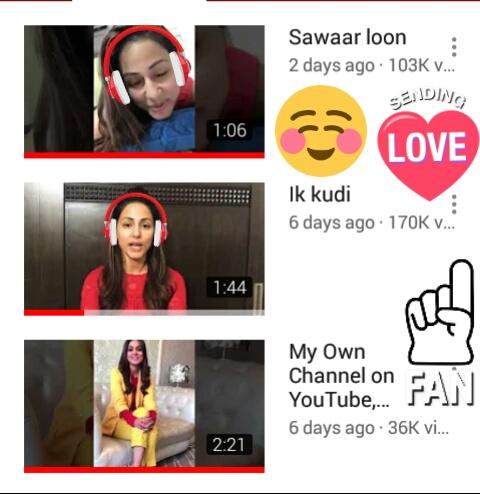 Manisha90294538's tweet photo. See ds @eyehinakhan Di ur #YouTubeChannel has got #23kSubscribers (23323)& HinaDi ur singing fr #Sawarloon #103kView & #IkKudi #170kView both going highest view nw & #Raazi #36kView still on.Ur singing so amazing &Winning person's heart so quickly. Love u Di. #MyWouldBeSinger;-) https://t.co/CfWKN32gT9
