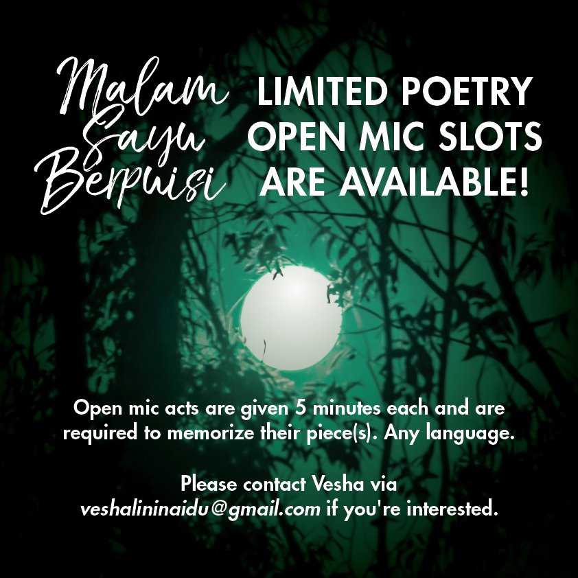 We're looking for poets! Know anyone? 😀