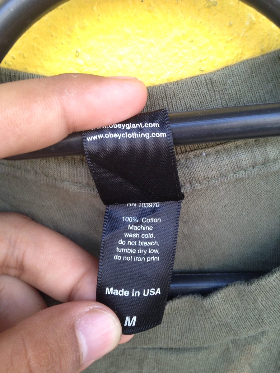 thriftboy_my's tweet photo. Obey. Made in Usa. Size M Whatsapp 017-9750028 https://t.co/B456EkZE0g