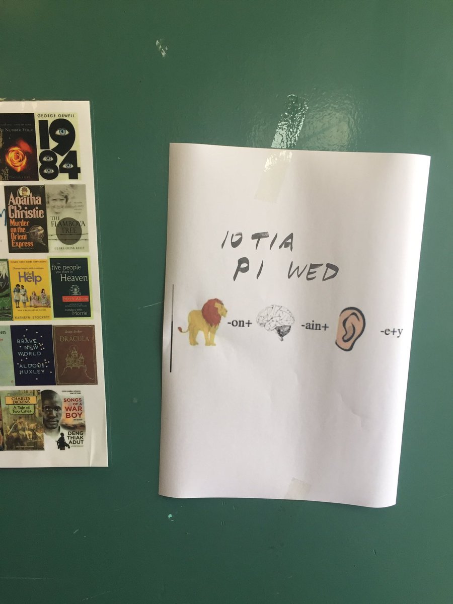 ninabattalis's tweet photo. ๐ค๐ค๐คAn early morning #rebus for my year 10 #ThinkingIntoAction class ๐ค๐กCan you figure it out?? #challenge @NewmanCollegeWA https://t.co/Ha0VYTvUAn