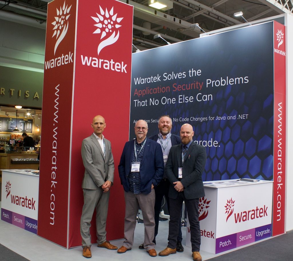 waratek's tweet image. Last day @Infosecurity #Infosec18 so if you haven't already, pop down and visit stand G110 for the fastest most reliable way to Patch. Secure. Upgrade. your web facing apps. #NoCodeChanges #ZeroFalsePositives #appsec #VirtualPatching