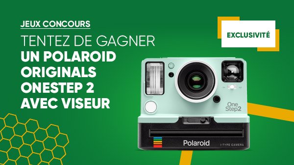 Fnac's tweet image. JEU CONCOURS 🎁|#FnacFoot ⚽
Préparez-vous pour la plus grande compétition de ⚽ ! 
Aujourd&apos;hui tentez de gagner un appareil photo instantané @polaroidorignls 📷 #Onestep2 . Pour participer &amp;gt;&amp;gt; RT + Follow @Fnac.  😃 ➡ bit.ly/2KZJJXQ