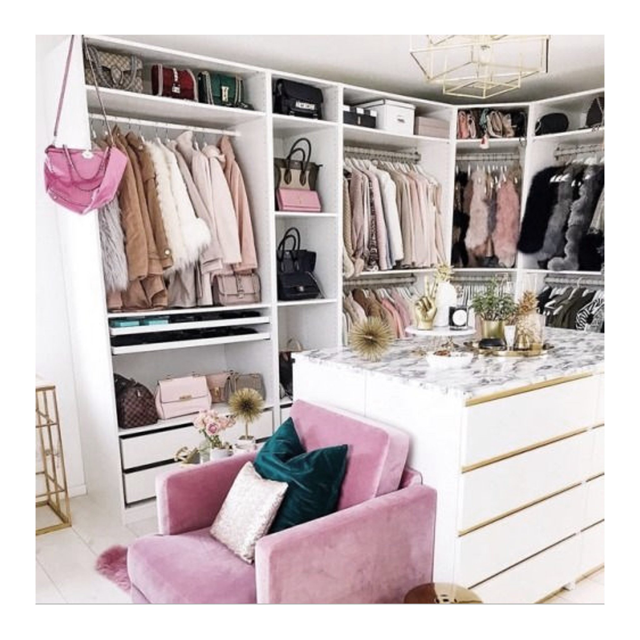 The Luxury Closet On Twitter Closet Goals Chanel Designer Lv