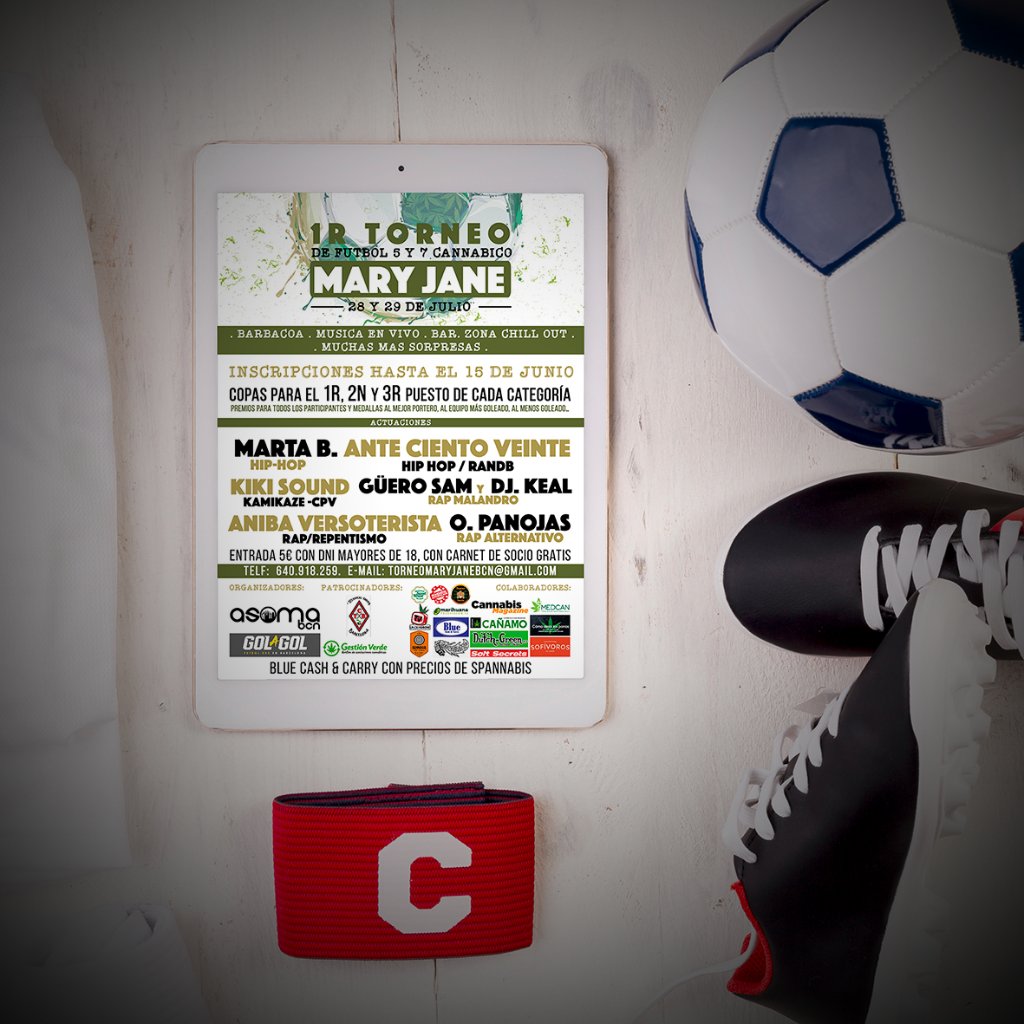 2018Torneo's tweet photo. No os despisteis y apuntaros al #TorneoMaryJane2018!
#fedcac #seedsofafrica #endoca #cannabiscommunity #barcelonainspira #420 #weedstagram420 #thecannabiskingdom #growshop#nojudgement #greenhouse #stonedplayers #behappy #agricultura #culturacanabica #dutchgreen https://t.co/4FLbGQWMTp