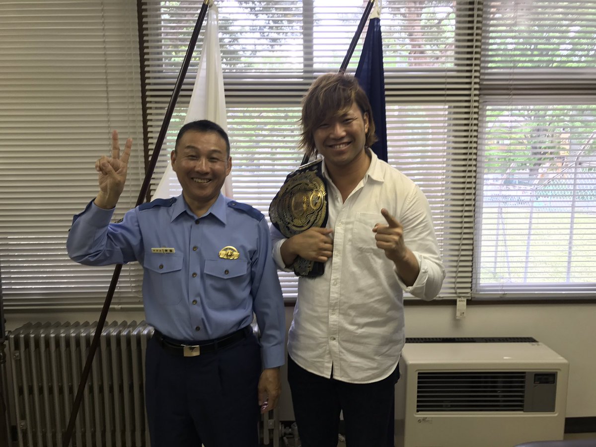 全日本プロレス Alljapan على تويتر 宮原健斗選手 北海道プロモーション In 札幌 真駒内にある北海道警察学校の齊藤穣学校長を表敬訪問 柔道 剣道を稽古中の皆さんも激励しました Ajpw プロレス 北海道警察