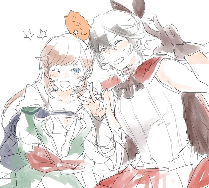 最初に仲間になったssrキャラの服を最近仲間になったキャラに無理やり着せるのtwitterイラスト検索結果 最初に仲間になったssrキャラの服を最近仲間になったキャラに無理やり着せるのtwitterイラスト検索結果