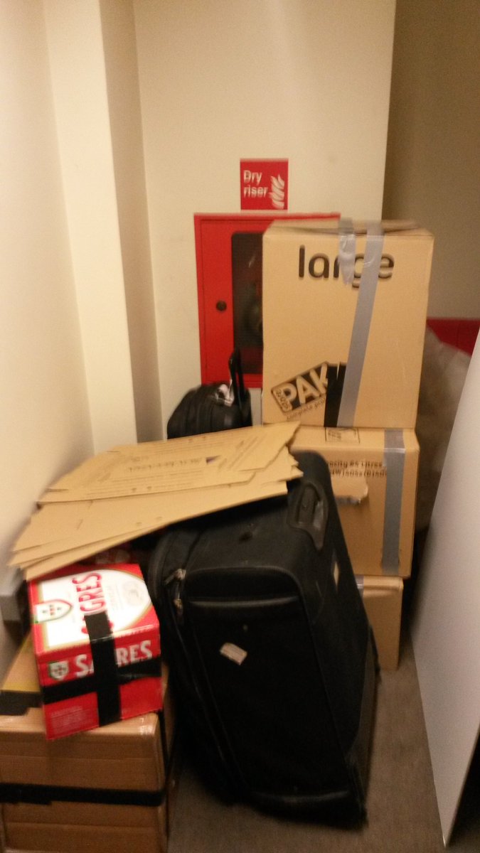 OliverpatColt's tweet photo. Seen in a firefighting lobby on a recent site survey of smoke control measures in an existing building. Not sure how the firefighters would be expected to get to the dry riser #badpractice https://t.co/160xaKTnFP