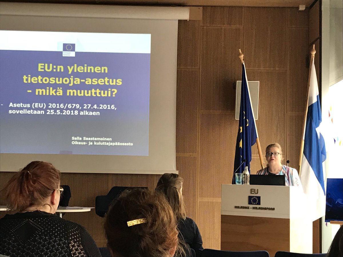 Euroopan komission GDPR tietoisku! Vinkki: Voit seurata livenä komission facebook-sivuilla. #GDPR