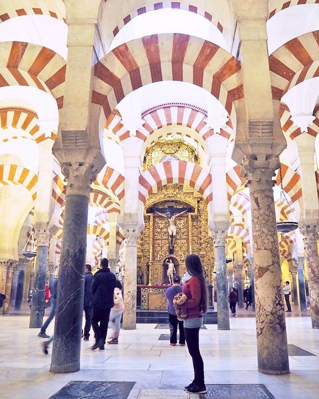 travelsofplushy's tweet photo. Another historical place to visit for free in Cordoba, Spain, is the Mezquita.

Even though it's a mosque by name, it's actually a Catholic cathedral. Inside you will find a beautiful white decorated cathedral right in the center.

The oodles of arcades … https://t.co/e8y7UD9boe https://t.co/sB0aVpBZnL