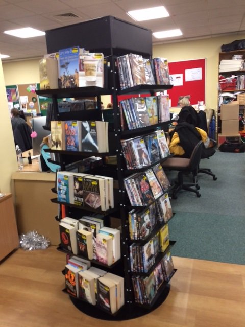 StoreEquip's tweet image. Rotating book stand, more items @ julian@store-equip.com