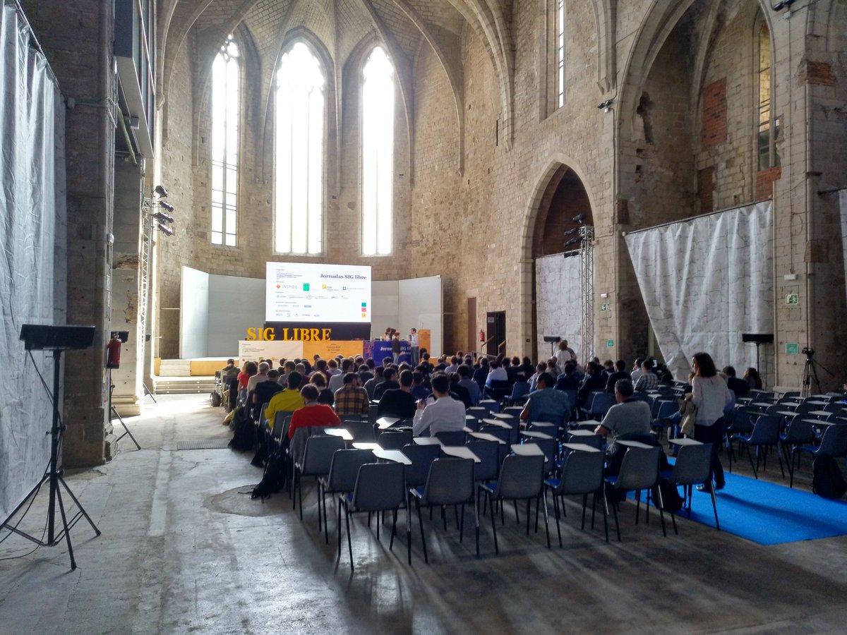 carlospsig's tweet image. Empiezan ya las jornadas de SIG libre, #siglibre2018