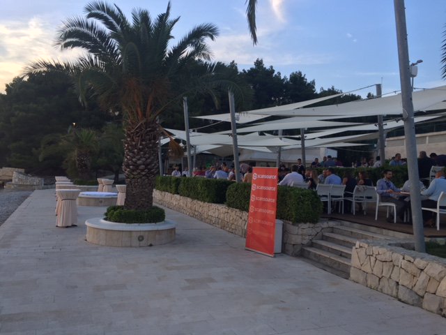 SCSC_POSB_EU's tweet photo. The ScanSource Partner Conference in beautiful Split is in full swing! A great evening on the seafront was had by all - we're looking forward to all the interesting and insightful content to be presented today! #scscsplit2018 #partnerconference https://t.co/P6x0zO9q9I