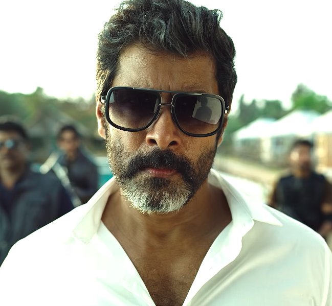 SonyMusicSouth's tweet photo. RT if you think #ChiyaanVikram's attitude in #DhruvaNatchathiramTeaser is just killer! https://t.co/b3phPGcZQ5 https://t.co/HiuR8WqP23