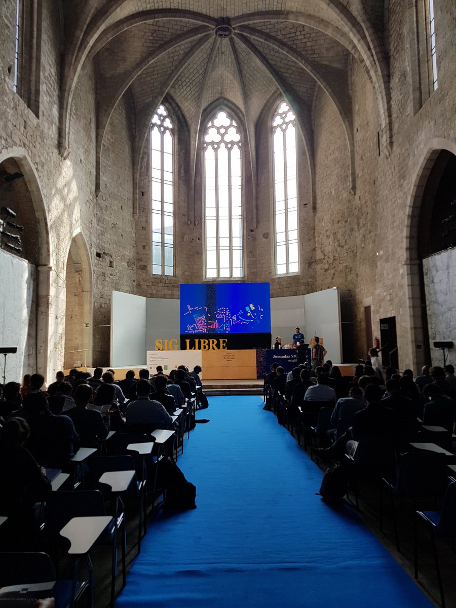 jllsala's tweet image. A disfrutar de las jornadas! Empezamos! Enhorabuena un año más equipo @SIGTE_UdG #siglibre2018