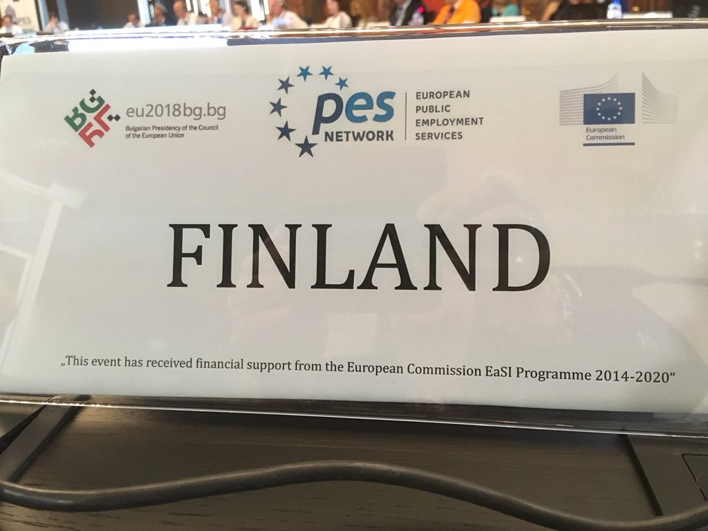Employing people with disabilities - don’t focus on the restrictions. We can all work! It’s all about work and changing the mindset. Discussion at PES Board Meeting Sofia #PESNetwork #inclusion #employment #työllisyys #osallisuus #kasvupalvelut