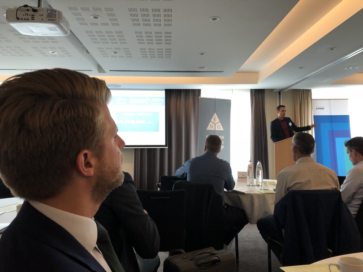 DirkMarcoA's tweet photo. Magnus Lövsund from #Autovista at the #engautofinance https://t.co/BA73k3nEaK