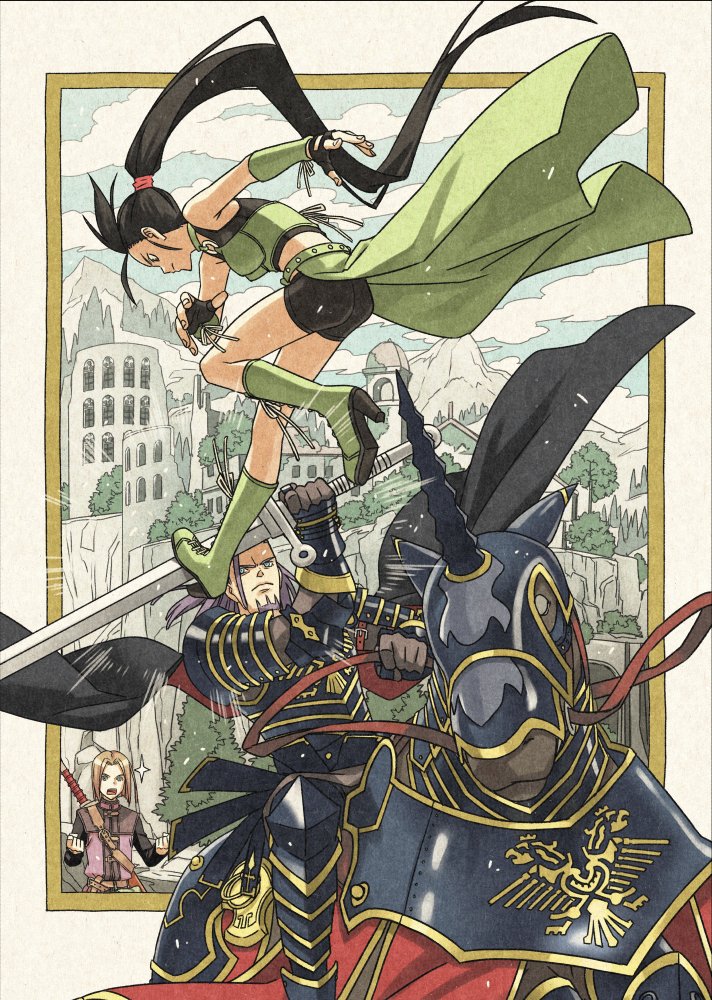 Decoponmagi در توییتر ４枚目 おどろきました なかなかのお手前ですぞ １６年前は ただの おてんば姫で あられたが 相当な修羅場を くぐり抜けたようですな グレイグとマルティナです あとから見返すとおじさんはどんな思いでこの言葉を発したのか と Dq11