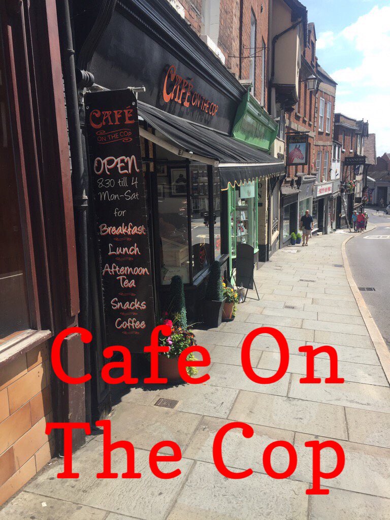 shrewsmorris's tweet photo. #Shrewsbury.....Bello!....hungry?.....that’s despicable! Go and get a banana in the fabulous @CafeOnTheCop on Wyle Cop...or better still have breakfast..or lunch...or afternoon tea. Anytime of day their beautiful people will sort your tummies out....#poopaye!! 😊😊😊 https://t.co/Vy3r2qnT4H