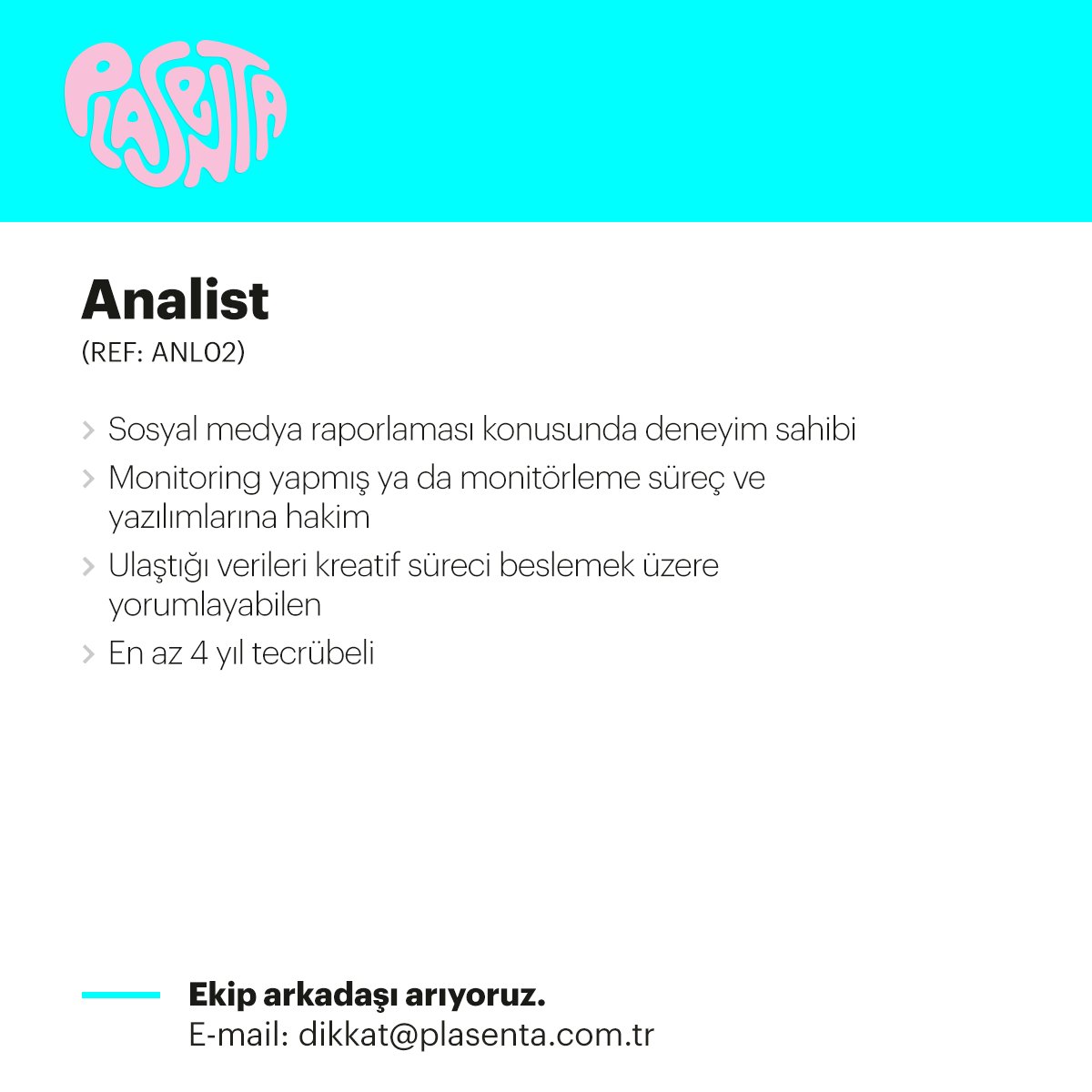 plasentaca's tweet photo. Ve işte o gün geldi! Aramıza katılacak yeni iş arkadaşları arıyoruz. Hazırsan başlayalım! https://t.co/I5W5TUEMHX