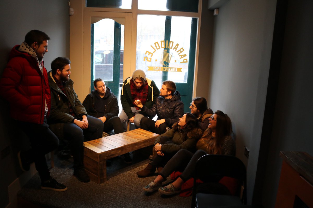 Chilling at @Paradiddles_Bar