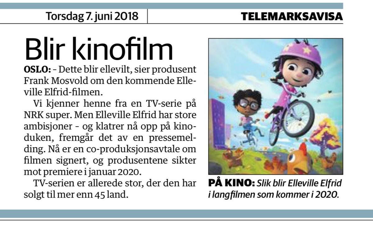 Ella <a href="/ellabellabingo/">Ella Bella Bingo</a> is now going to be a major feature film.  Completion estimated to be Spring 2020.