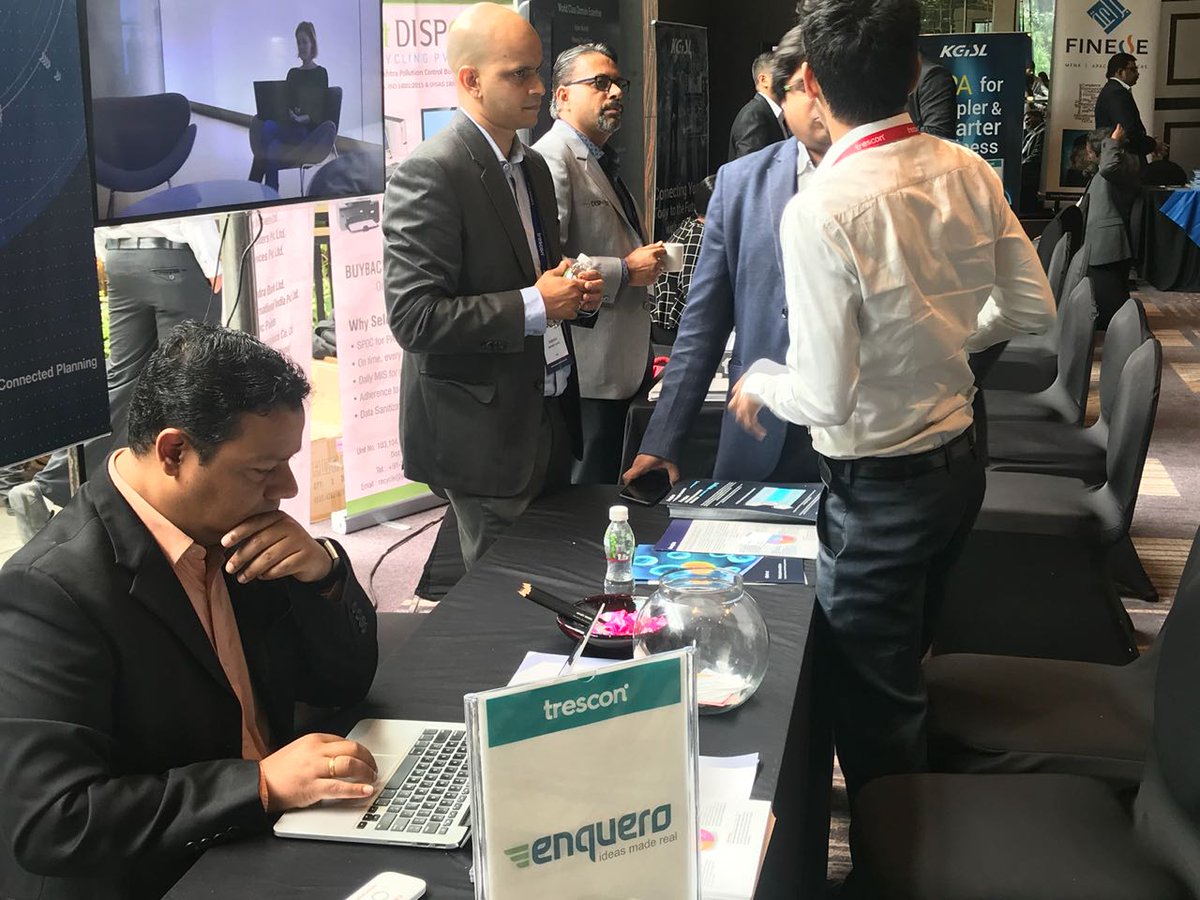 BFSITechForum's tweet image. Team @enqueroinc is busy networking with some of the premier names in the financial services industry of India, at the #BFSITechShow. 

The event is on with full fervour at the @HyattRegencyMum. 

Stay tuned for more updates.