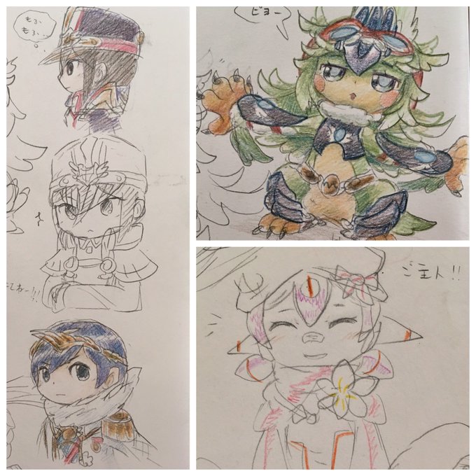 色鉛筆を扱ったのは久々ですが、やはり楽しいです(一部模写の絵もあります) 