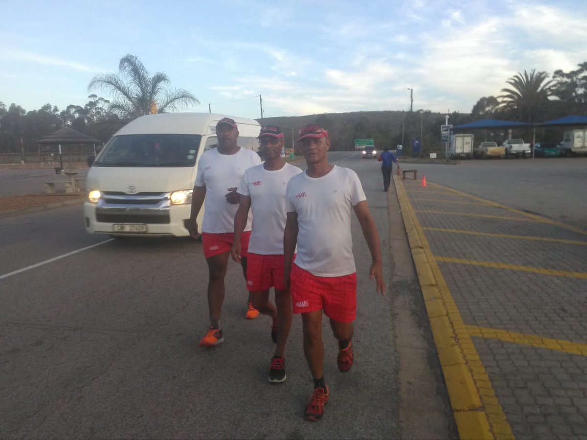 MercyMarathon2's tweet photo. The team entering Albertinia @AIRMERCYSERVICE. https://t.co/qkvFbhJdXK