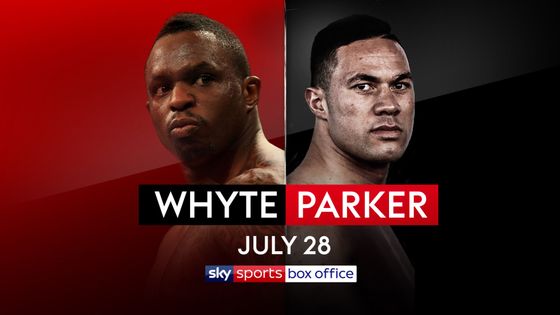 SkySportsBoxing's tweet photo. BREAKING: Dillian Whyte will face Joseph Parker at The O2 on July 28, live on Sky Sports Box Office.

Full story: https://t.co/2DJGJ1qdz4 https://t.co/3fbmQQ00rl