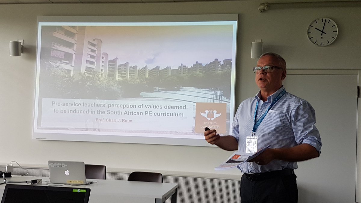 Football 4 Peace (@f4pvalues) on Twitter photo Prof Charl Roux from <a href="/go2uj/">University of Johannesburg</a> explains how colleagues are adapting the F4P methodology for South African #PhysEd teacher training to include, Dignity, Humanism and Ubuntu - 'I am because we are'. Prof Charl Roux from <a href="/go2uj/">University of Johannesburg</a> explains how colleagues are adapting the F4P methodology for South African #PhysEd teacher training to include, Dignity, Humanism and Ubuntu - 'I am because we are'.