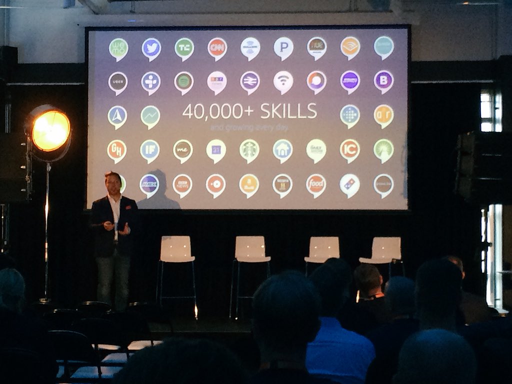 FutureWorkLab's tweet photo. @amazon It’s all about reducing friction! Thank you @maxamorde for the great keynote about #AmazonAlexa and fantastic Q&A after! #AI #SmartBuildingFI https://t.co/MybhQ6qiEC