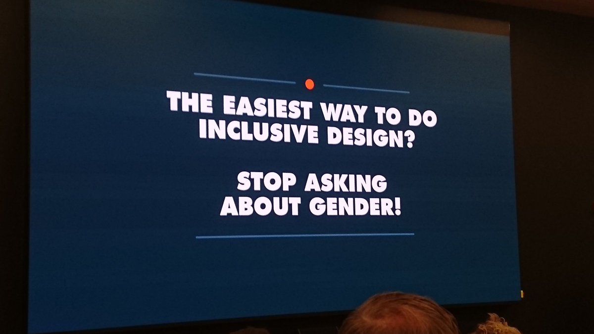 Steph_Kelly's tweet image. Don't ask about gender just because you always have! Why would you need to know? #uxlibs