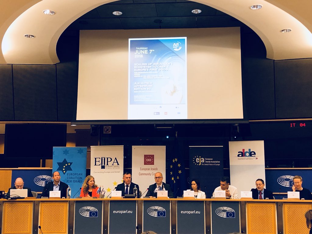 davidmorarescu's tweet photo. Valuable insights at the conference “Scaling up Jerusalem’s Ecosystem to Create Europe’s first Google” @Europarl_EN. #EU 🇪🇺 #Israel 🇮🇱 #technology #digital #startupnation https://t.co/1hFVuFN6HY