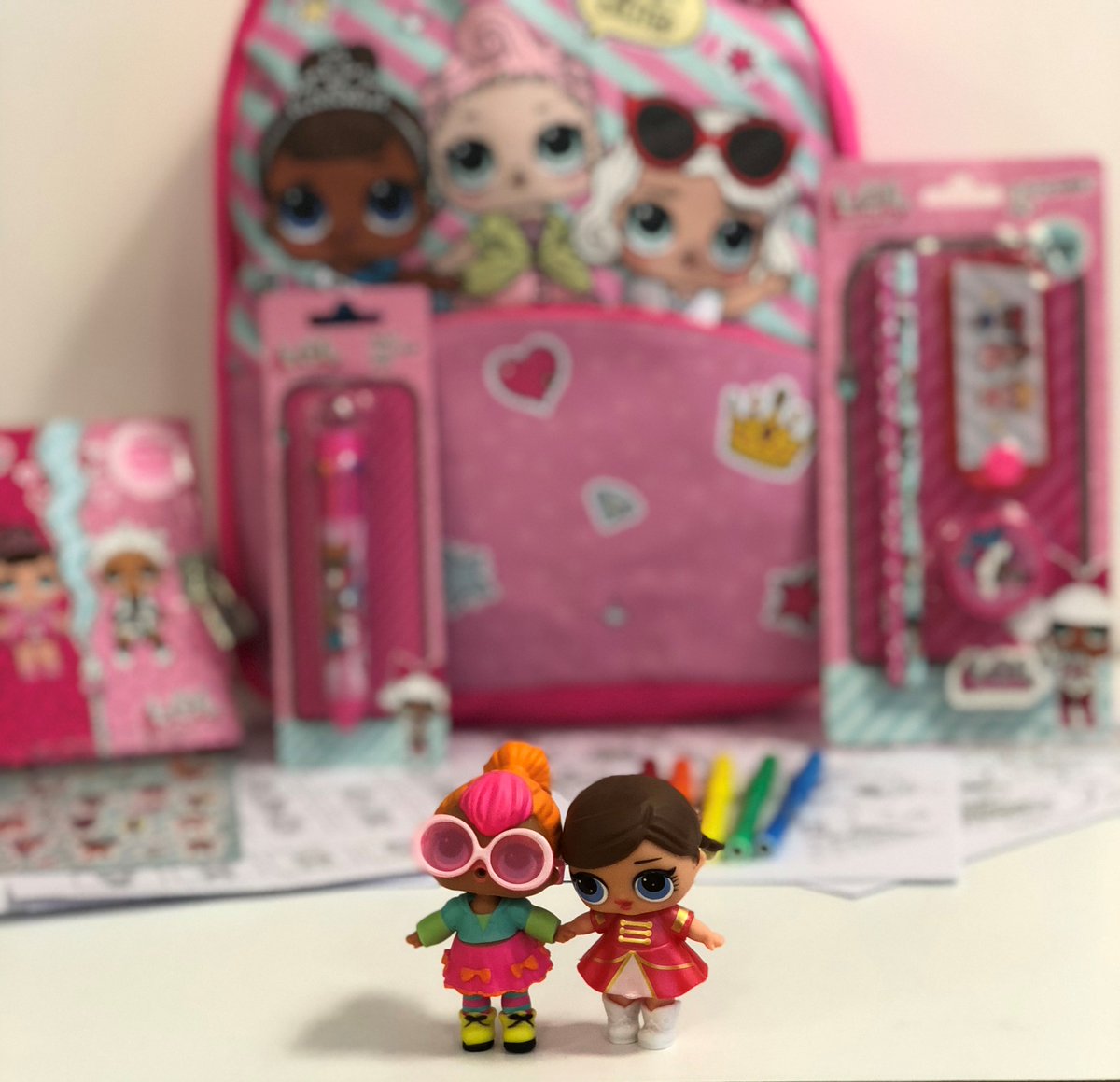 BlueprintColl's tweet photo. The @LOLSurpriseDoll Girls can’t wait to show you what we have all been working hard on...........sssshhhh it’s a surprise! 💕

#lolsurprisedolls #loldolls #collectlol #lolstationery #stationery #loldollsurprise #letsbefriends #love #doll #happiness #blueprintcollections https://t.co/nATWDxaMXP