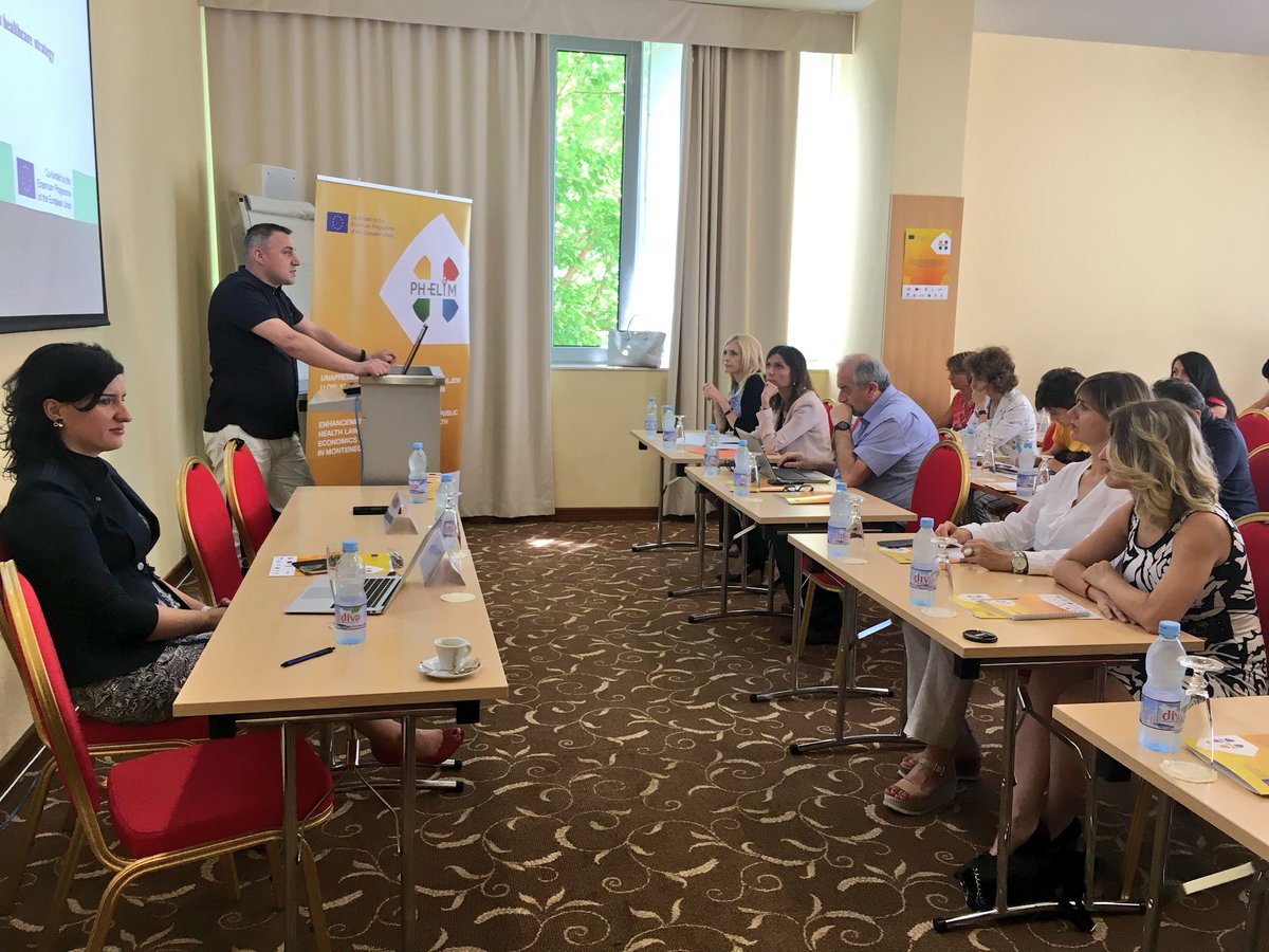 MinZdravlja's tweet photo. U toku je prezentacija novih studijskih programa u oblastima upravljanja javnim zdravljem i medicinske informatike u Crnoj Gori.
Konferencija se održava u okviru #ErasmusPlus projekta @ph_elim čiju je realizaciju podržala @EU_Commission 
#Erasmus #Bar #Montenegro https://t.co/VUSQR1Z7Ma