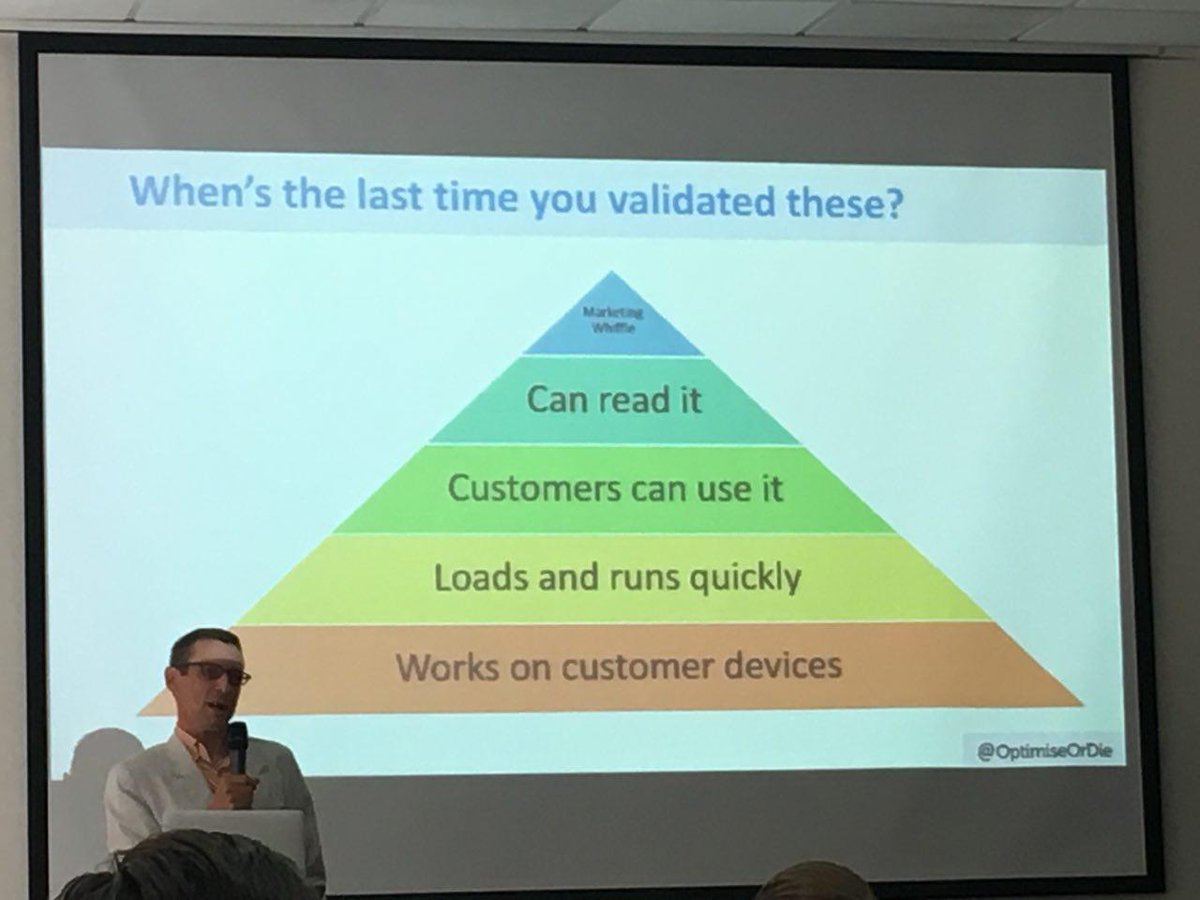 YardDigital's tweet photo. Great talk by @OptimiseOrDie at yesterday's @CROelite18 on optimising cross-device experiences! 📲💻🖱️
#CROElite18 #ConversionElite #Optimisation #AudienceSegmentation https://t.co/rvDlmXSF6O