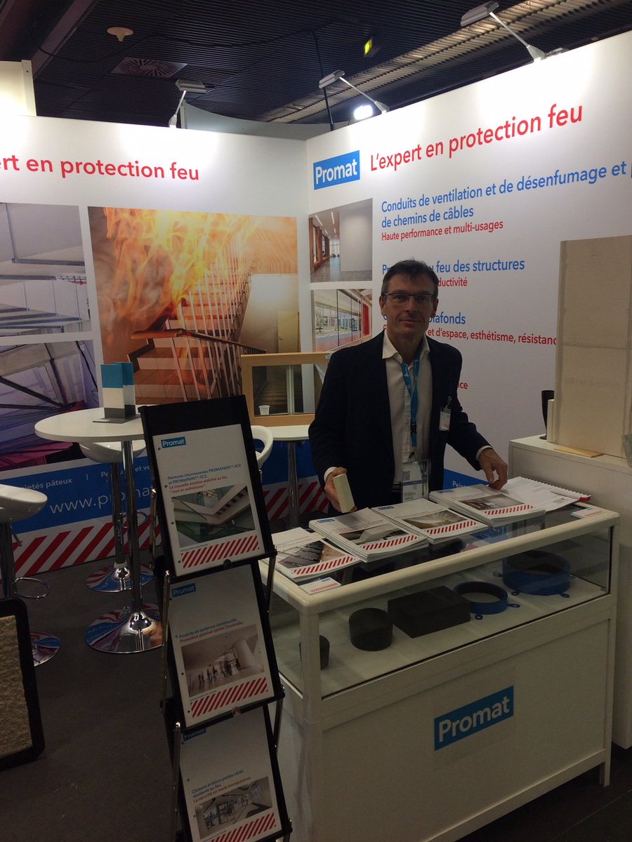 Promat_incendie's tweet photo. Merci aux visiteurs du 46ème Congrès @Untec_org d'être venus rencontrer notre équipe @Promat_incendie au Palais des Congrès de Paris la semaine dernière ! #UNTEC #Promat #protectionpassive https://t.co/nhlKFs8dj4