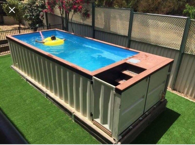 ServiceCarolina's tweet photo. Happy Summer from your favorite Asheville dumpster company! Need a dumpster? Call us! Need one to make your own dumpster pool? We won’t judge! Call us and we’ll rent you the dumpster! #summer #pool #asheville #dumpster #avlbusiness https://t.co/iTVPxCbZGw