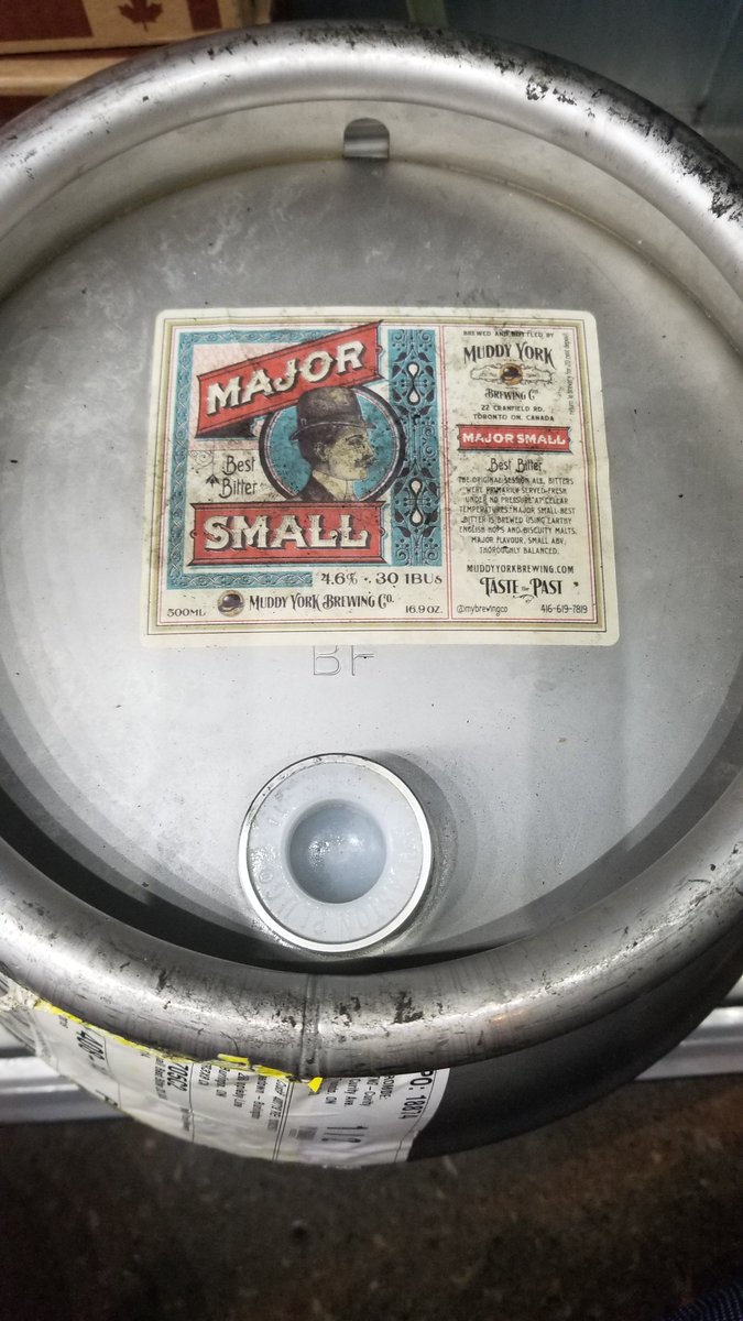 BeertownPublic's tweet photo. Ground control to Major Small! Try this @MYBrewingCo English Bitter straight from the cask at Beertown Cambridge, London & Burlington tonight during our 5 O'Clock Hop Stop. In Waterloo? We've got a pint of @GreatLakesBeer 's Harry Porter on tap for ya! Happy tapping! #HopStop https://t.co/vn3nqWx6Tu