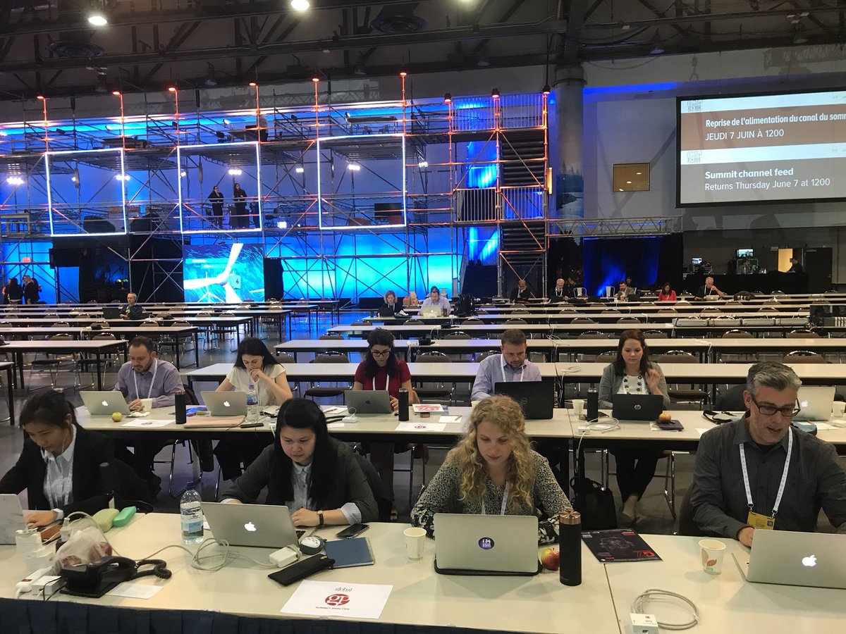 shefunilife's tweet photo. Day 0 of the summit and everyone’s working hard on bringing you stellar analyses of all things G7 #G7Charlevoix #GLI18 @GLOSSshef @SheffSocScience 

Today’s agenda:
- Doorsteps https://t.co/pctFv8bReJ