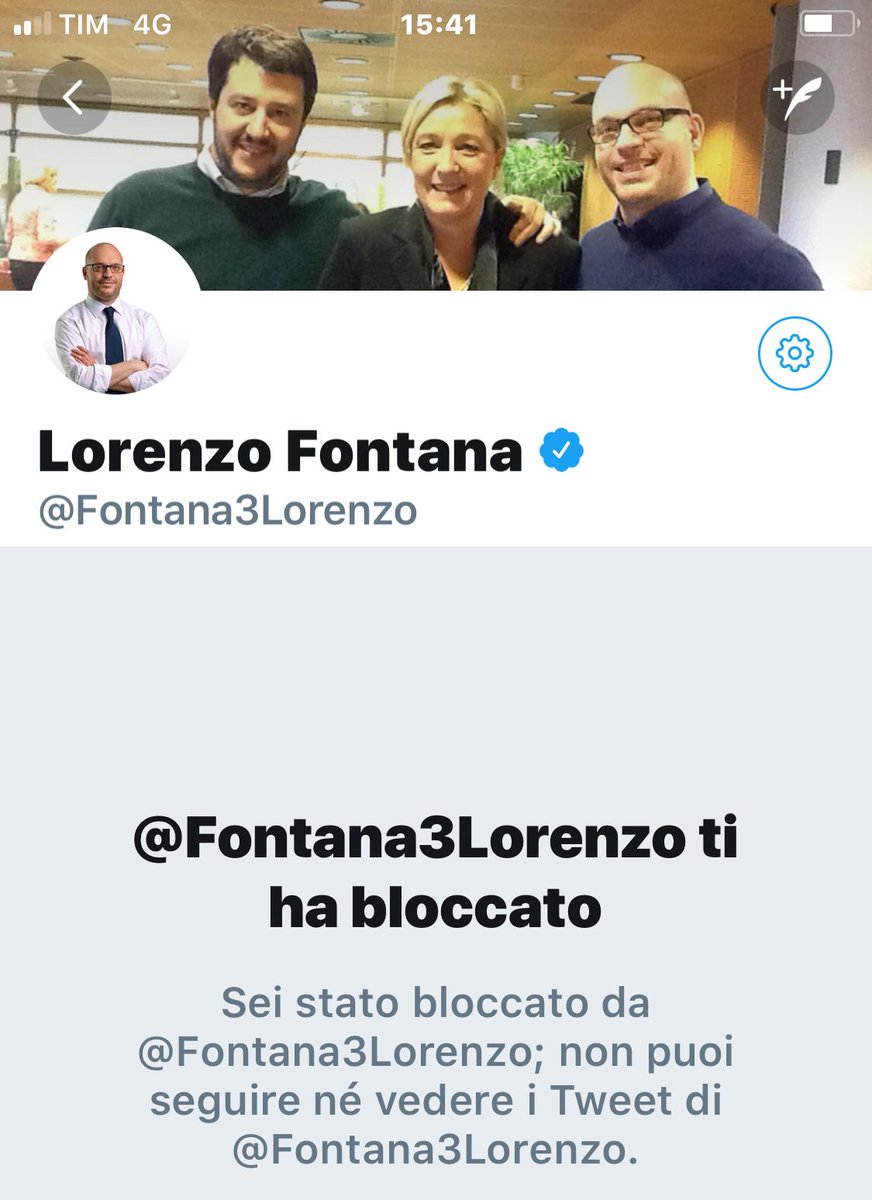MonicaCirinna's tweet photo. ++++ il Ministro @Fontana3Lorenzo mi ha bloccata su Twitter. Pensavo di aver fatto un bel gesto nel presentarmi e salutarlo! Forse teme #ParoleOstili ?? #civediamoinParlamento. #LoveWins @pdnetwork https://t.co/TDQzqDyziX